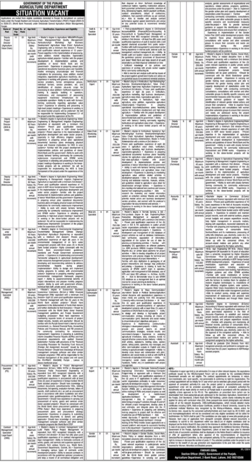 Agriculture, Government of Punjab